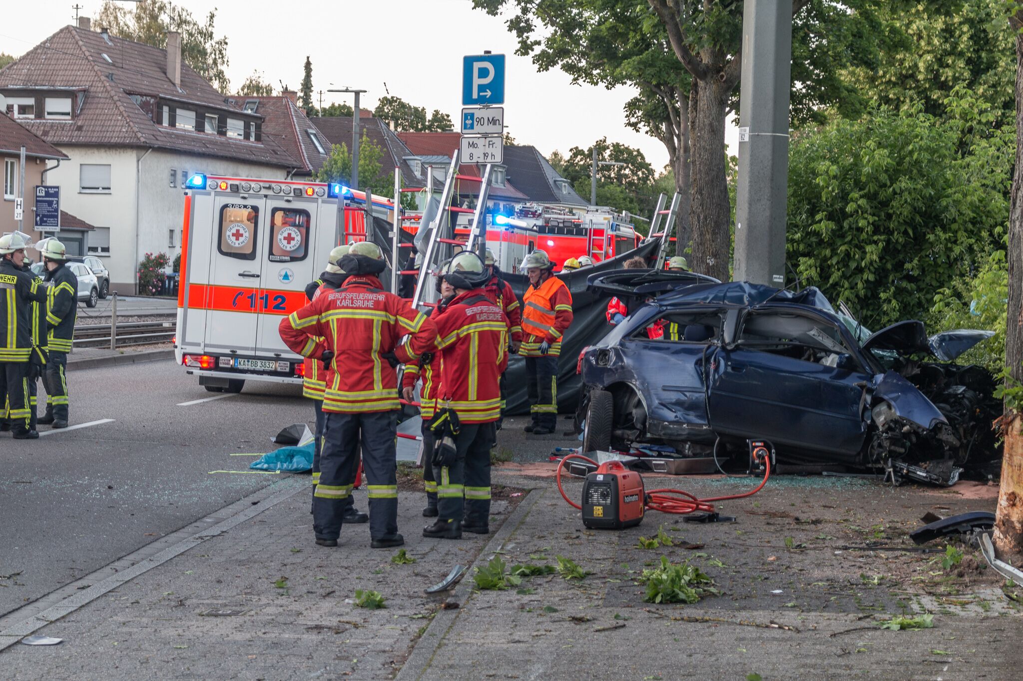 Unfall Karlsruhe Gestern