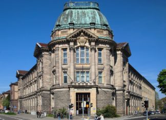 Blick Richtung Karlsruher Weststadt.