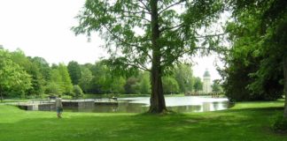 Der Schlossgarten in Karlsruhe.