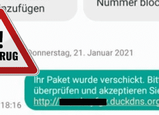 Betrug SMS geht in Deutschland um