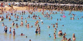 Hitze in Deutschland, viele suchen Abkühlung im See
