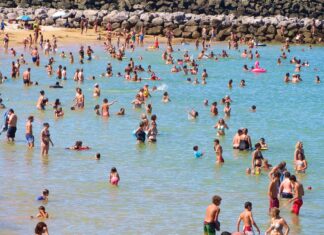 Hitze in Deutschland, viele suchen Abkühlung im See