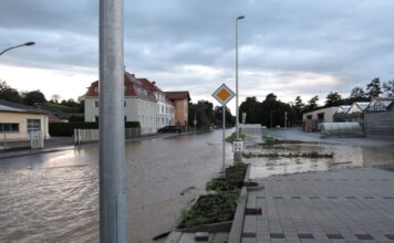 Hochwasser erreicht Stadt