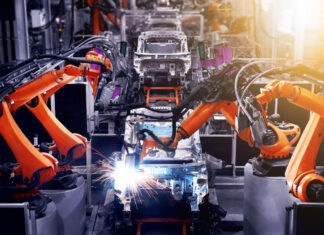 Daimler Roboter Produktion