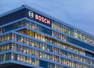 Zentrale vom Hersteller Bosch mit Logo