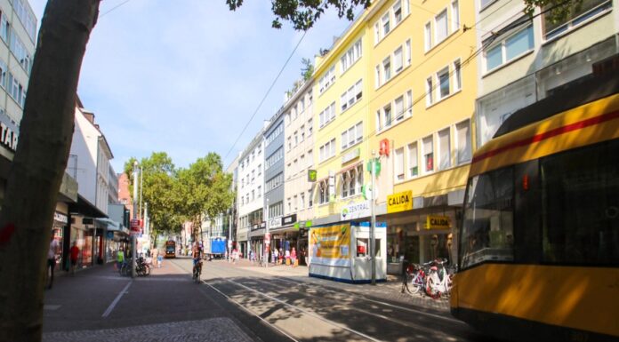 Geschäfte in der Karlsruher Innenstadt