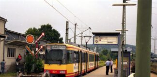 Der Bahnhof in Bruchsal