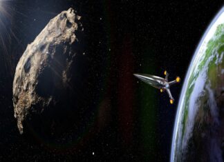 Riesen-Asteroid im Weltall
