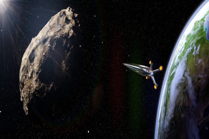 Riesen-Asteroid im Weltall