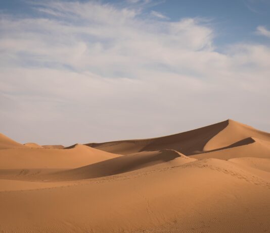 Sahara Wüste liegt brach