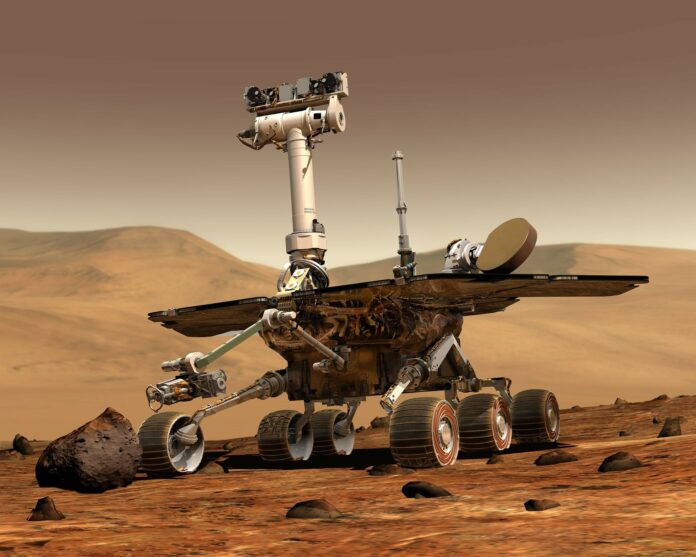 Nasa Rover auf dem Mars