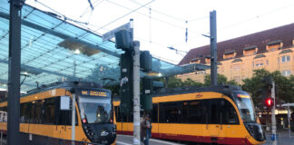 Stadtbahnen in Karlsruhe