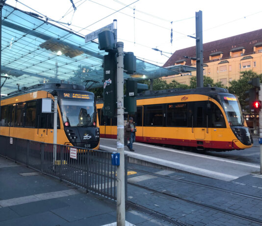 Stadtbahnen in Karlsruhe