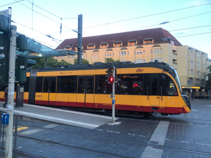Stadtbahn in Karlsruhe