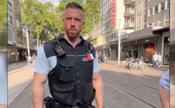 Coolster Polizist in Karlsruhe
