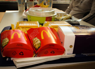 Menü bei McDonalds.