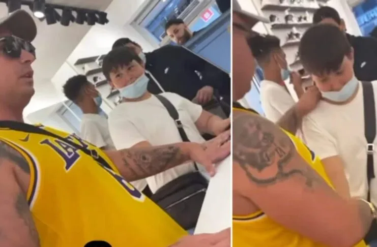 Pietro Lombardi kauft Kind Schuhe