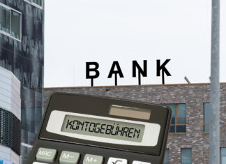 Ein symbolisches Bild für die Kontogebühren bei der Bank.