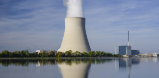 Ein deutsches Atomkraftwerk in Betrieb