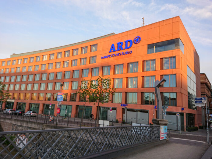 Das Gebäude des ARD Hauptstadtstudios.