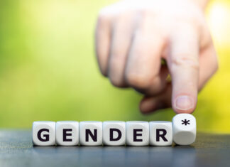 Würfel mit dem Wort Gender.