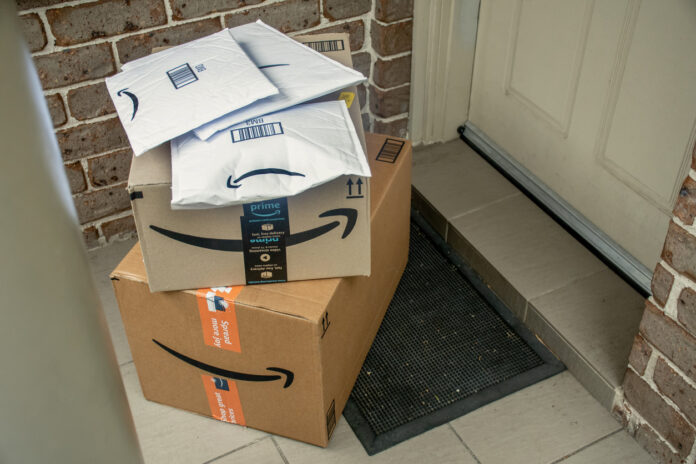 Amazon Paktete vor haustüre