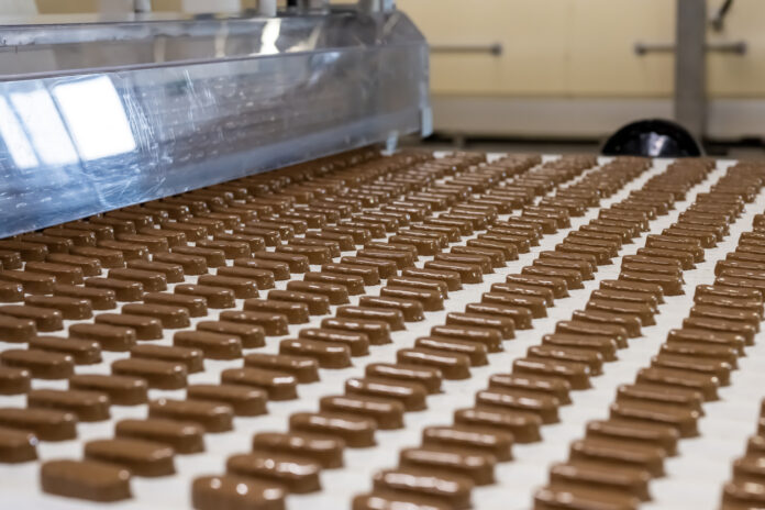 Schokoladen in Fabrik