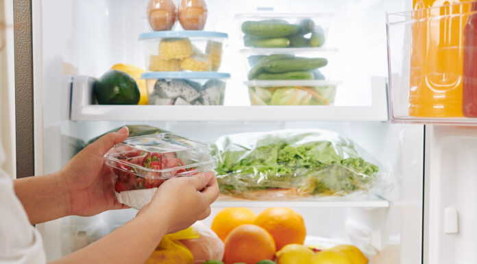 Gemüse im Kühlschrank.