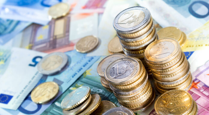Euro Hartgeld und Scheine