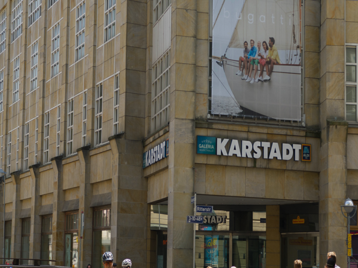 Der Karstadt in Karlsruhe.