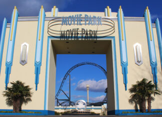 Eingang zum Movie Park.