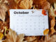 Kalenderblatt des Monats Oktober