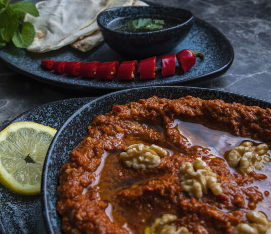 Frisch zubereitete und köstlich angerichtete Speisen aus der türkischen, kurdischen, syrischen und libanesischen Küche