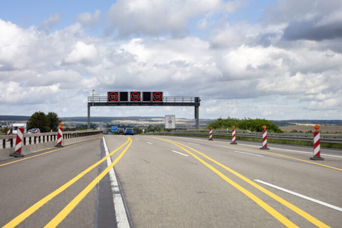 Eine Autobahn in Deutschland