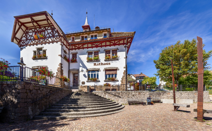 Das Rathaus in der Gemeinde Feldberg im SChwarzwald