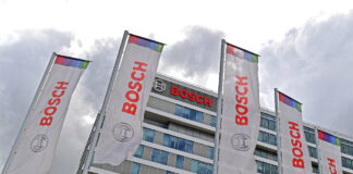 Das Gebäude von Bosch.