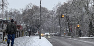 Plötzlicher Temperatursturz sorgt für verschneite Straßen