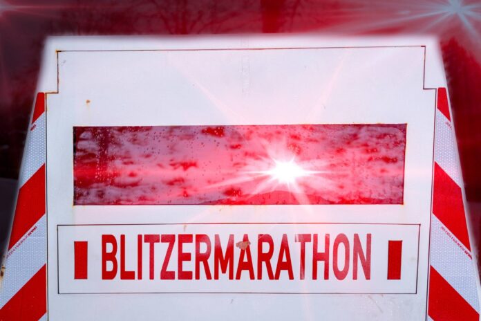 In Deutschland steht der Blitzer-Marathon wieder an, das Datum steht fest, hier sieht man einen Blitzer